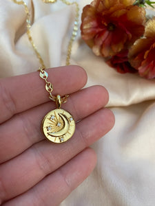 Shawni Celestial Coin Necklace