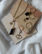 NOCTURNE | Black Tourmaline Lariat Necklace
