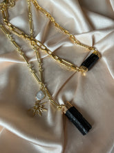 NOCTURNE | Black Tourmaline Lariat Necklace