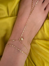Vega Celestial Starburst Gold Foot Chain