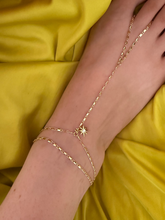 Vega Celestial Starburst Gold Foot Chain